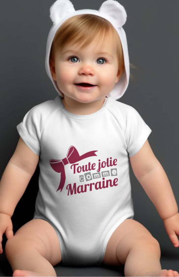 Grossiste I.A.L.D FRANCE - Body bébé  Fille | toute jolie Marraine