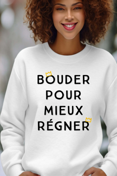 Mayorista I.A.L.D FRANCE - bouder regner - Sudadera cuello redondo mujer