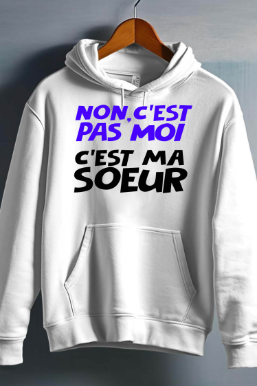 Grossiste I.A.L.D FRANCE - C ma soeur Boy - Sweat capuche Garçon