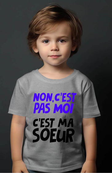 Mayorista I.A.L.D FRANCE - C mi hermana Niño - Camiseta niño