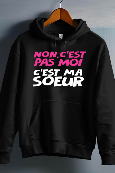 Grossiste I.A.L.D FRANCE - C ma soeur Girl - Sweat capuche Fille