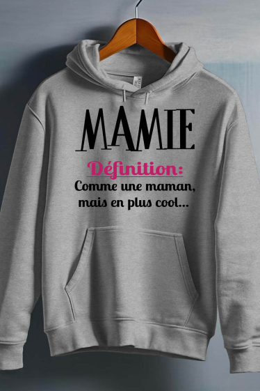 Grossiste I.A.L.D FRANCE - def mamie - Sweat capuche Garçon