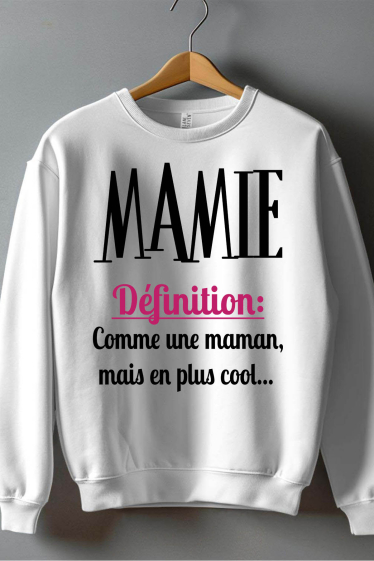 Grossiste I.A.L.D FRANCE - def mamie - Sweat Col Rond Garçon