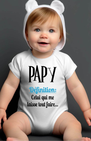 Grossiste I.A.L.D FRANCE - def PAPY - Body bébé Garçon