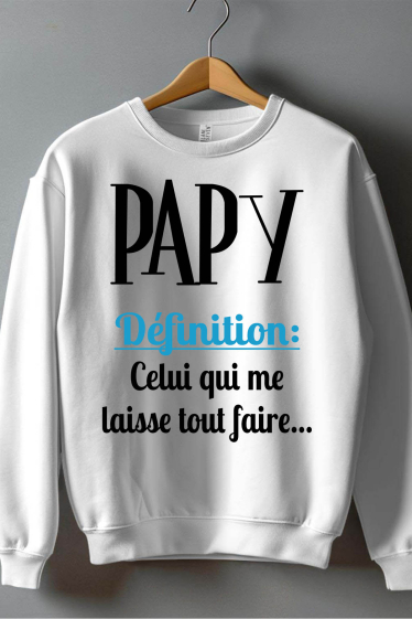 Grossiste I.A.L.D FRANCE - def PAPY - Sweat Col Rond Garçon