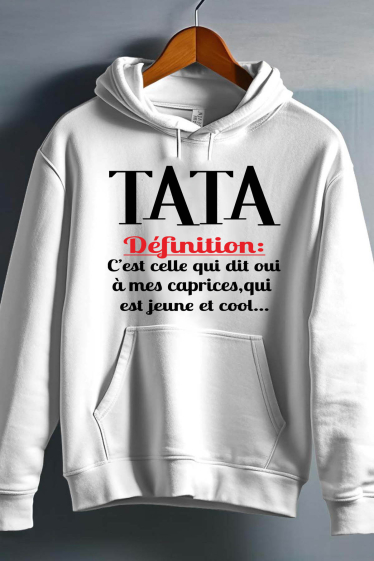 Grossiste I.A.L.D FRANCE - def tata - Sweat capuche Fille