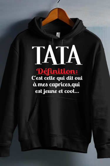 Grossiste I.A.L.D FRANCE - def tata - Sweat capuche Garçon