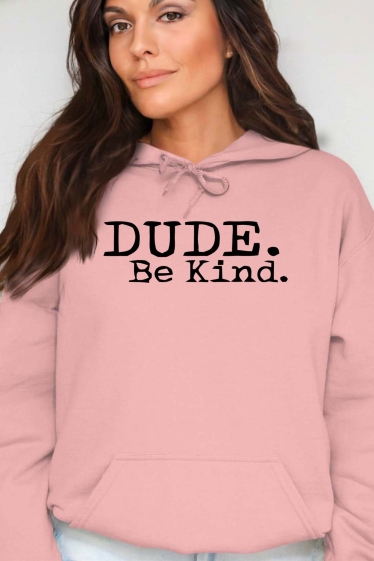 Grossiste I.A.L.D FRANCE - dude kind - Sweat Capuche Femme