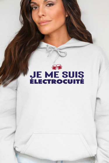 Grossiste I.A.L.D FRANCE - électrocuité - Sweat Capuche Femme