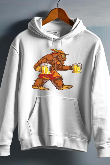 Großhändler I.A.L.D FRANCE - Oktoberfest Gorilla - Kapuzenpullover für Herren