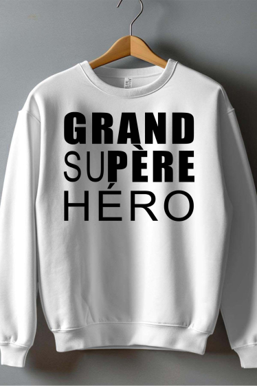 Großhändler I.A.L.D FRANCE - Toller Superheld – Herren-Sweatshirt mit Rundhalsausschnitt