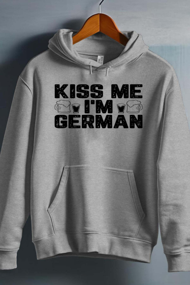 Wholesaler I.A.L.D FRANCE - Kiss German - Men's Hooded sweatshirt