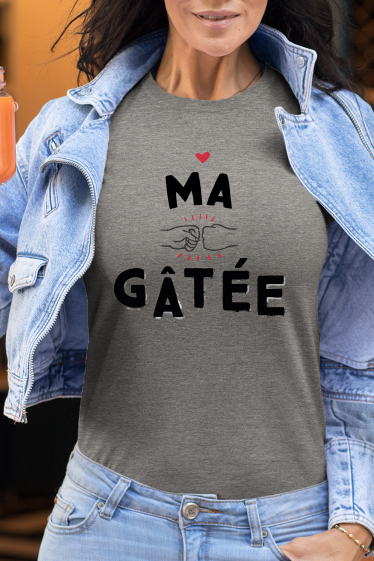 Grossiste I.A.L.D FRANCE - MA gatée - Tshirt Femme