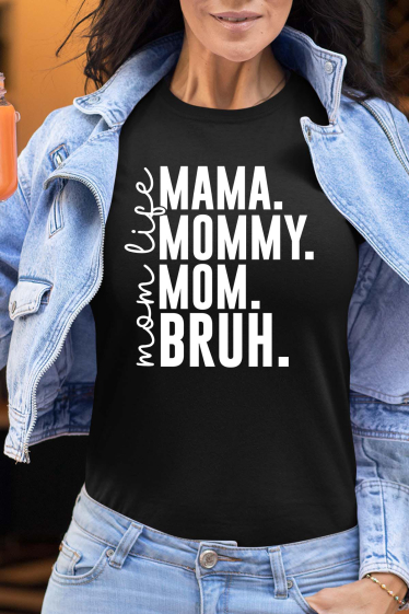 Grossiste I.A.L.D FRANCE - Mama Mommy - Tshirt Femme