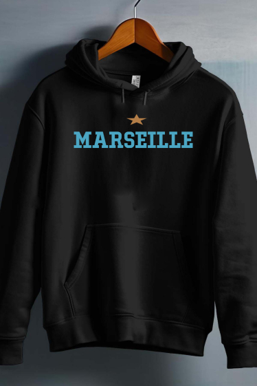 Wholesaler I.A.L.D FRANCE - marseille 1 etoile - Men's Hooded sweatshirt