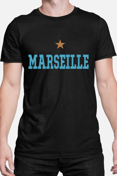 Mayorista I.A.L.D FRANCE - marsella 1 estrella - Camiseta hombre