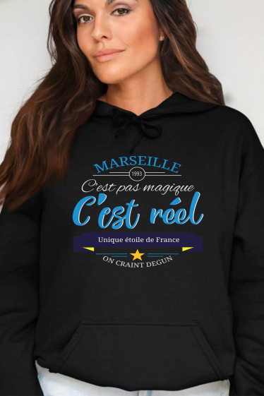 Grossiste I.A.L.D FRANCE - Marseille reel - Sweat Capuche Femme