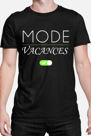 Wholesaler I.A.L.D FRANCE - MODE VACANCES - Men's T-shirt