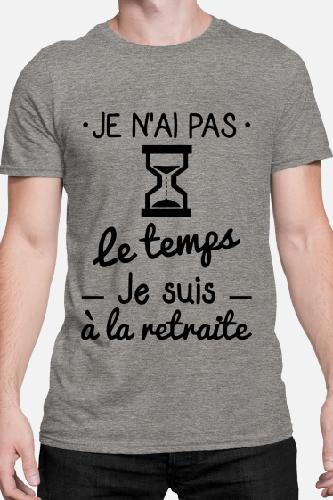 Wholesaler I.A.L.D FRANCE - No temps retraite - Men's T-shirt