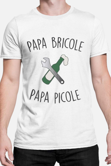 Grossiste I.A.L.D FRANCE - papa bricole picole - TShirt Homme