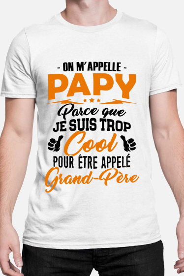 Großhändler I.A.L.D FRANCE - PAPY cooler Opa - Herren TShirt