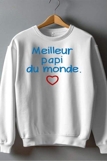 Großhändler I.A.L.D FRANCE - grandpa du monde – Herren-Sweatshirt mit Rundhalsausschnitt