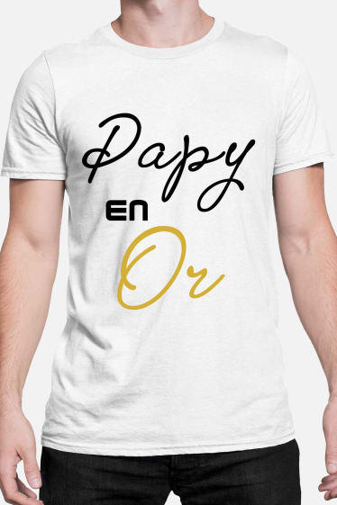 Großhändler I.A.L.D FRANCE - Opa in Gold - Herren TShirt