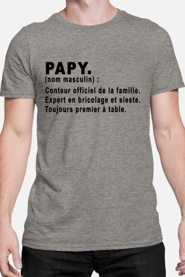 Großhändler I.A.L.D FRANCE - Opa maskierter Name - Herren TShirt