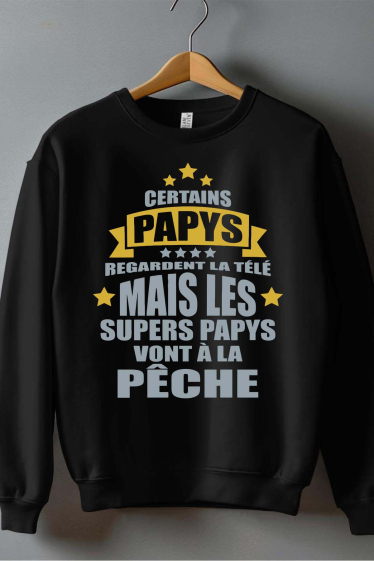 Großhändler I.A.L.D FRANCE - Opa Peche - Herren-Sweatshirt mit Rundhalsausschnitt