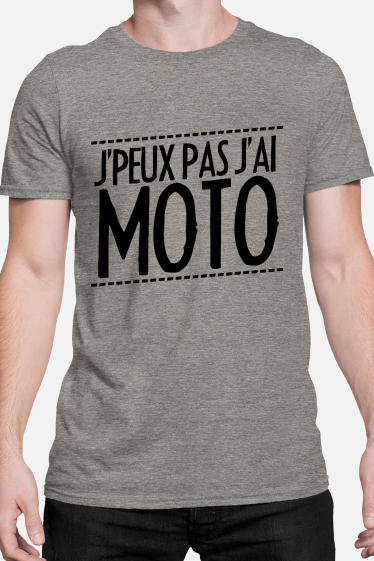 Mayorista I.A.L.D FRANCE - no puedo andar en moto - Camiseta hombre