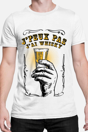 Grossiste I.A.L.D FRANCE - peux pas whisky - TShirt Homme