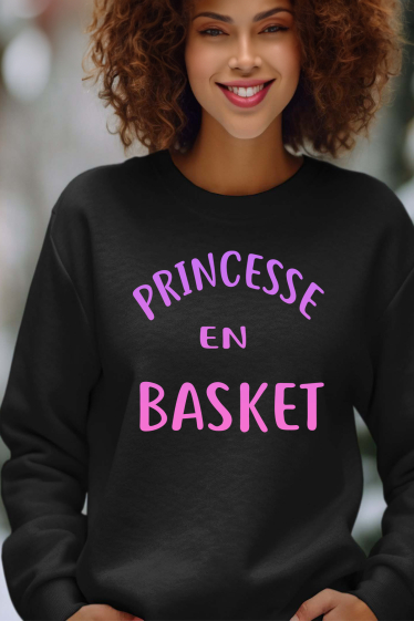 Wholesaler I.A.L.D FRANCE - Princesse En Bask - Women's crew neck sweatshirt