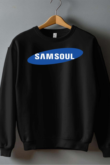 Großhändler I.A.L.D FRANCE - samsoul – Herren-Sweatshirt mit Rundhalsausschnitt