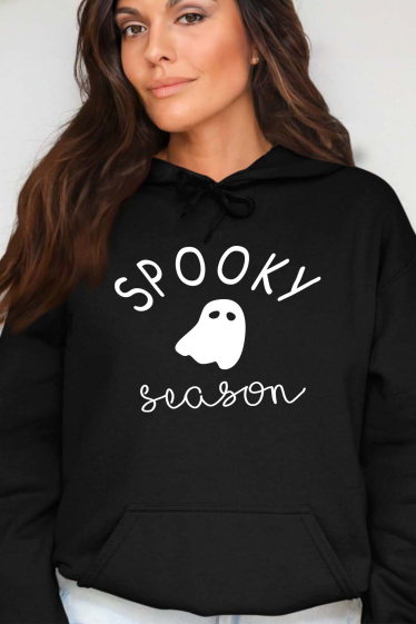 Grossiste I.A.L.D FRANCE - Spooky ghost - Sweat Capuche Femme