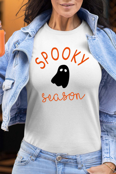 Grossiste I.A.L.D FRANCE - Spooky ghost - Tshirt Femme