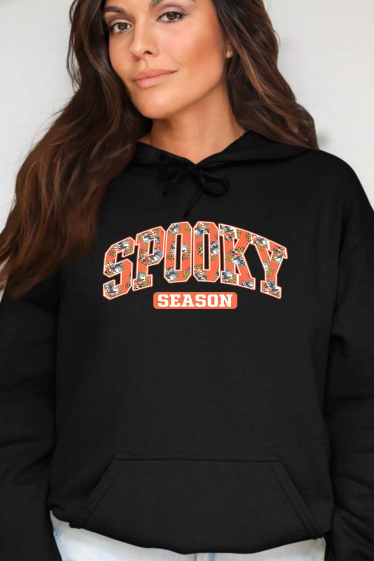 Grossiste I.A.L.D FRANCE - spoooky 02 - Sweat Capuche Femme