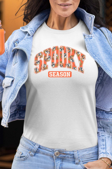 Grossiste I.A.L.D FRANCE - spoooky 02 - Tshirt Femme