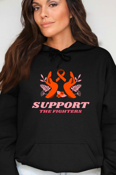 Grossiste I.A.L.D FRANCE - Support fighters - Sweat Capuche Femme