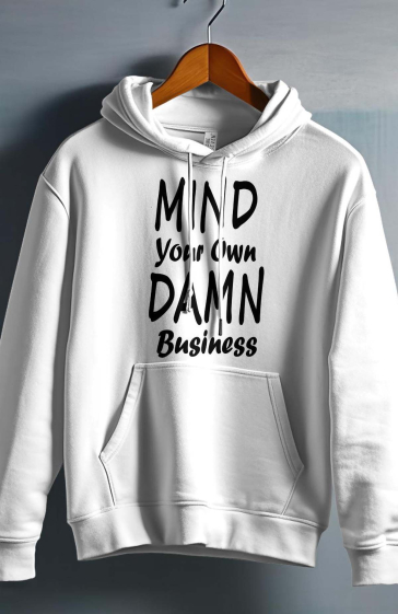 Wholesaler I.A.L.D FRANCE - Men's Hooded sweatshirt - Mind damn