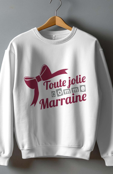 Grossiste I.A.L.D FRANCE - Sweat Fille Col Rond  | toute jolie Marraine