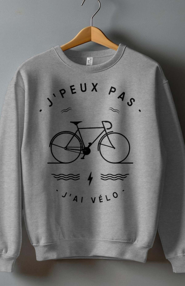 Wholesaler I.A.L.D FRANCE - Men's crew neck sweatshirt - peux pas velo