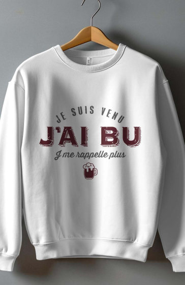 Wholesaler I.A.L.D FRANCE - Men's crew neck sweatshirt - venu bu