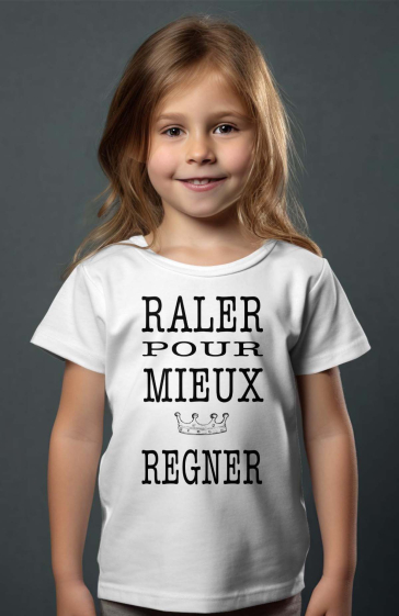 Mayorista I.A.L.D FRANCE - Camiseta niña | quejarse para reinar mejor