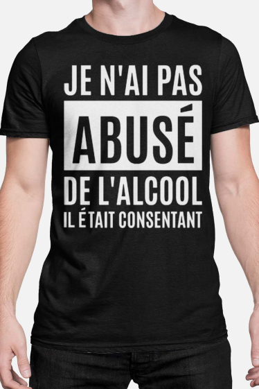 Wholesaler I.A.L.D FRANCE - Men's T-shirt | abusé alcool