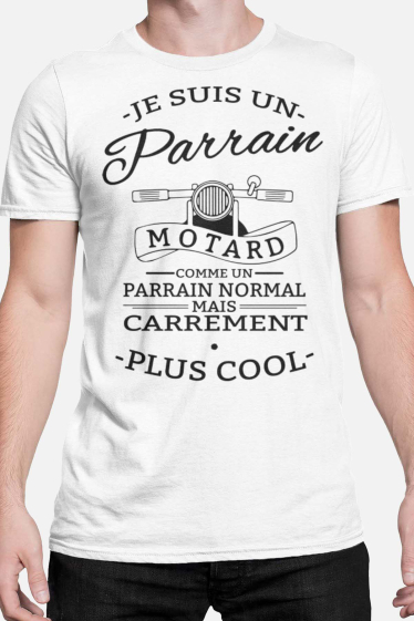 Wholesaler I.A.L.D FRANCE - Men's T-shirt | parrain MOTARD + cool