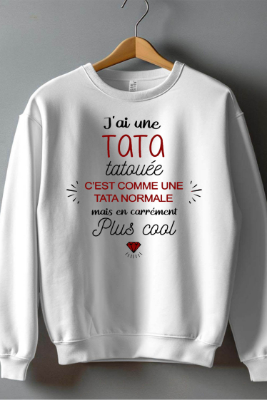 Mayorista I.A.L.D FRANCE - TATA TATOUEE - Sudadera de cuello redondo niño