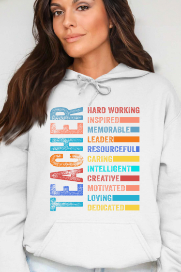 Wholesaler I.A.L.D FRANCE - teacher inspired - Woman's Hooded sweatshirt