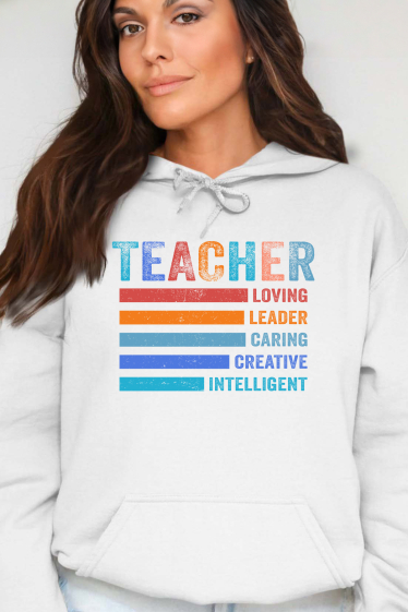 Wholesaler I.A.L.D FRANCE - teacher intelligent - Woman's Hooded sweatshirt