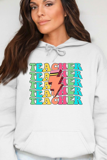 Grossiste I.A.L.D FRANCE - Teacher Storm - Sweat Capuche Femme