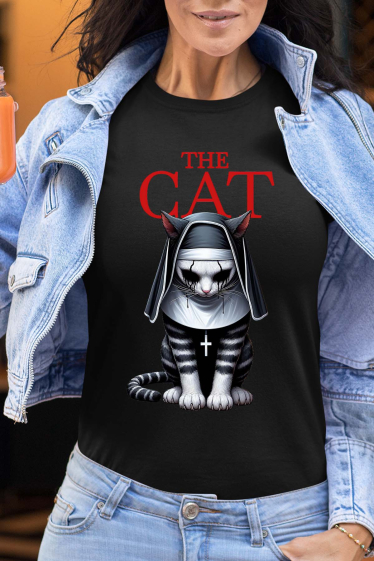 Grossiste I.A.L.D FRANCE - The Cat - Tshirt Femme